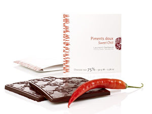 Tablette Chocolat Noir - Piments doux